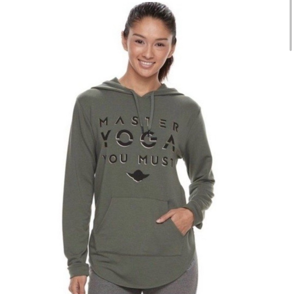 Star Wars Her Universe Limited Edition Green Master Yoga Sweatshirt Size Medium